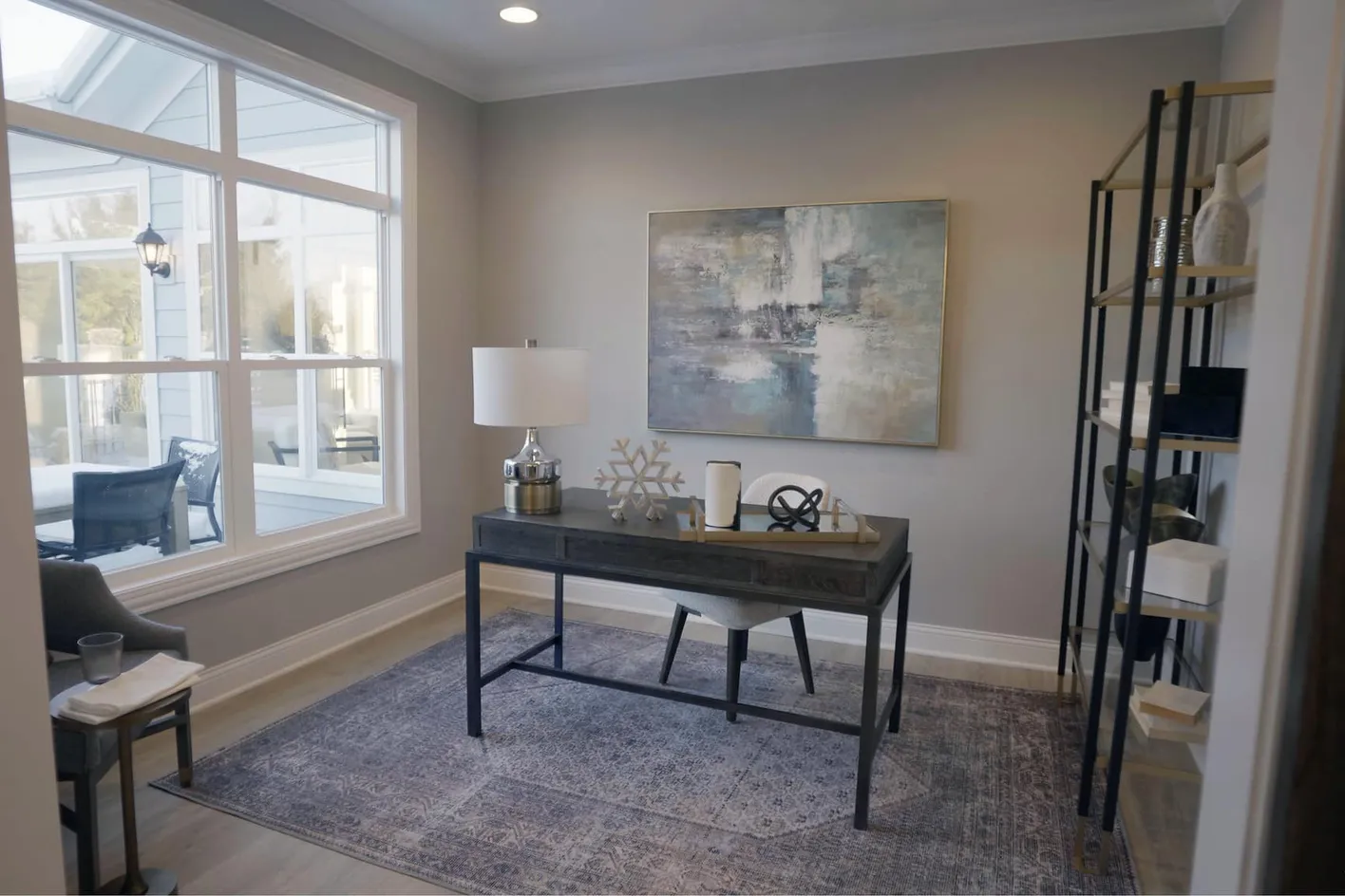 Private home office space