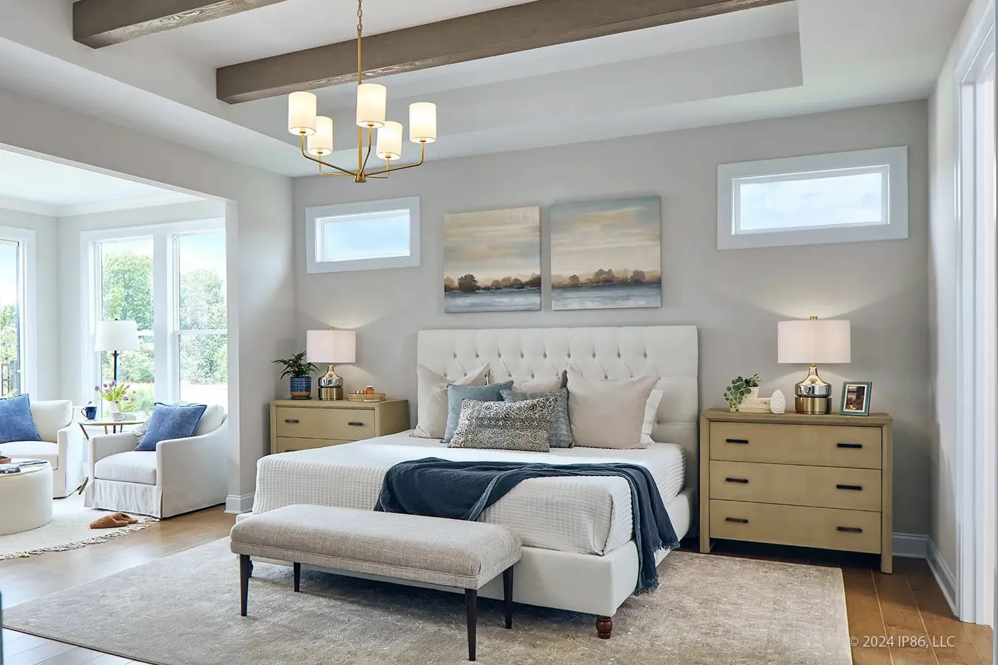 Spacious owner’s suite retreat