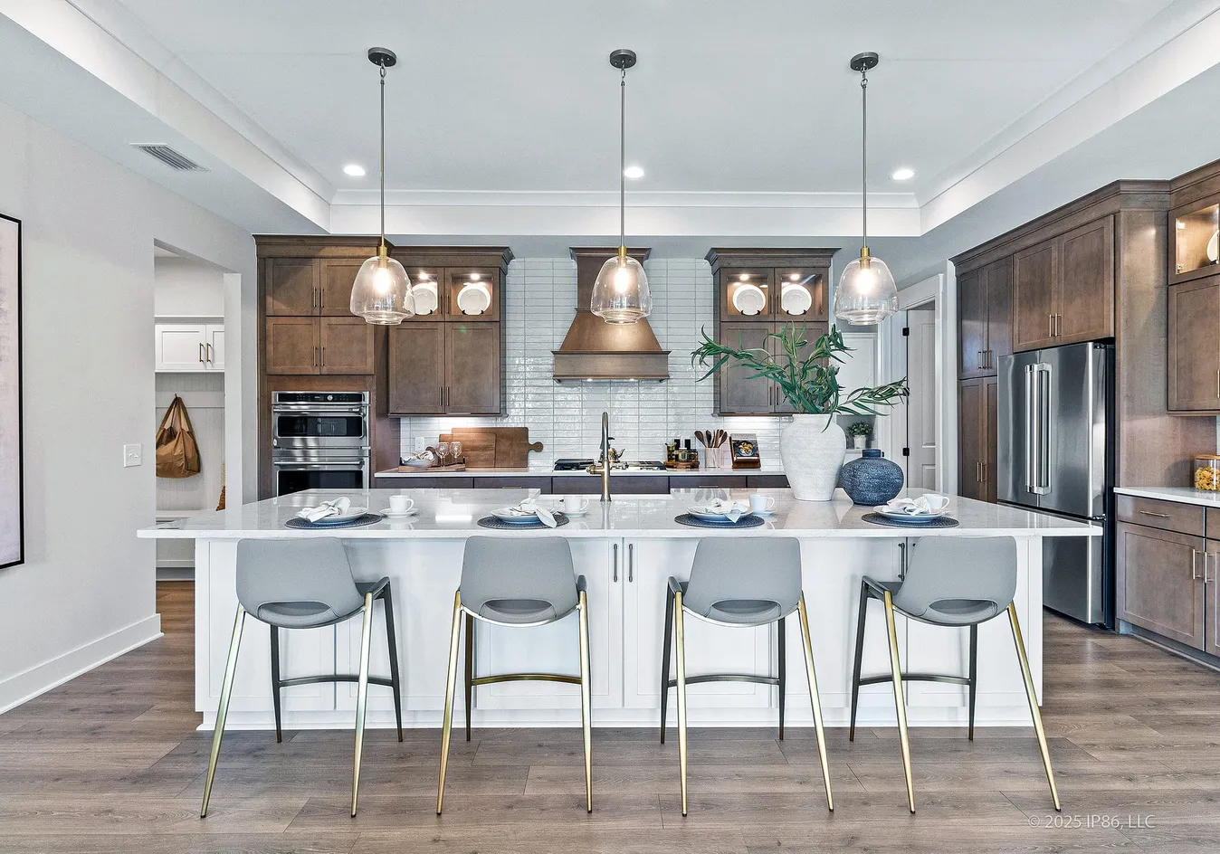 Modern kitchen with island