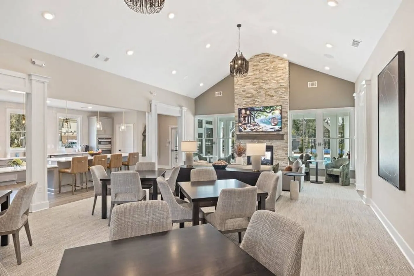 Clubhouse dining room