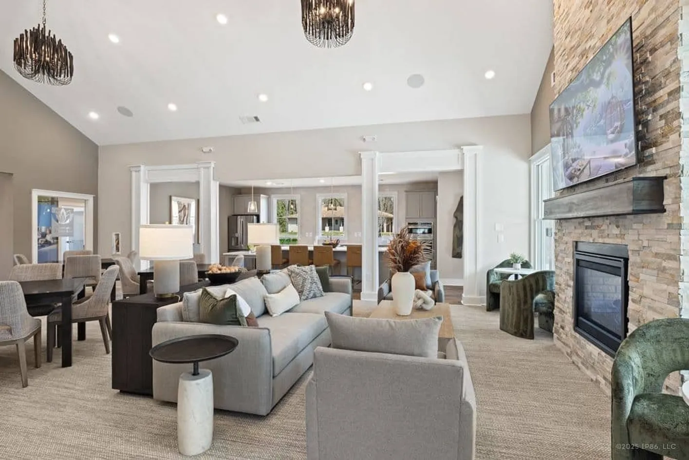 Clubhouse lounge