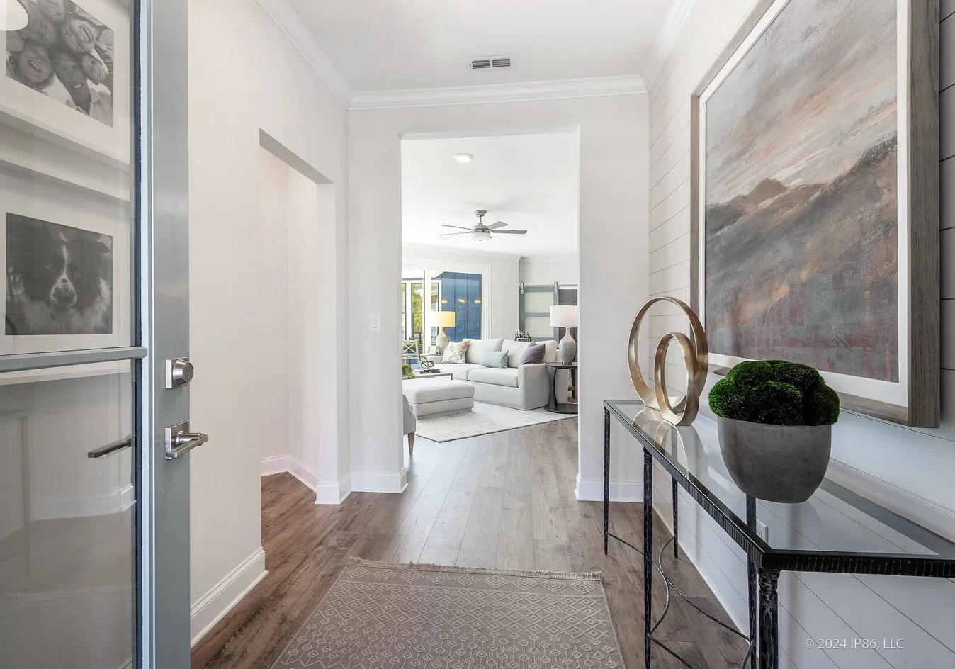 Foyer to living room