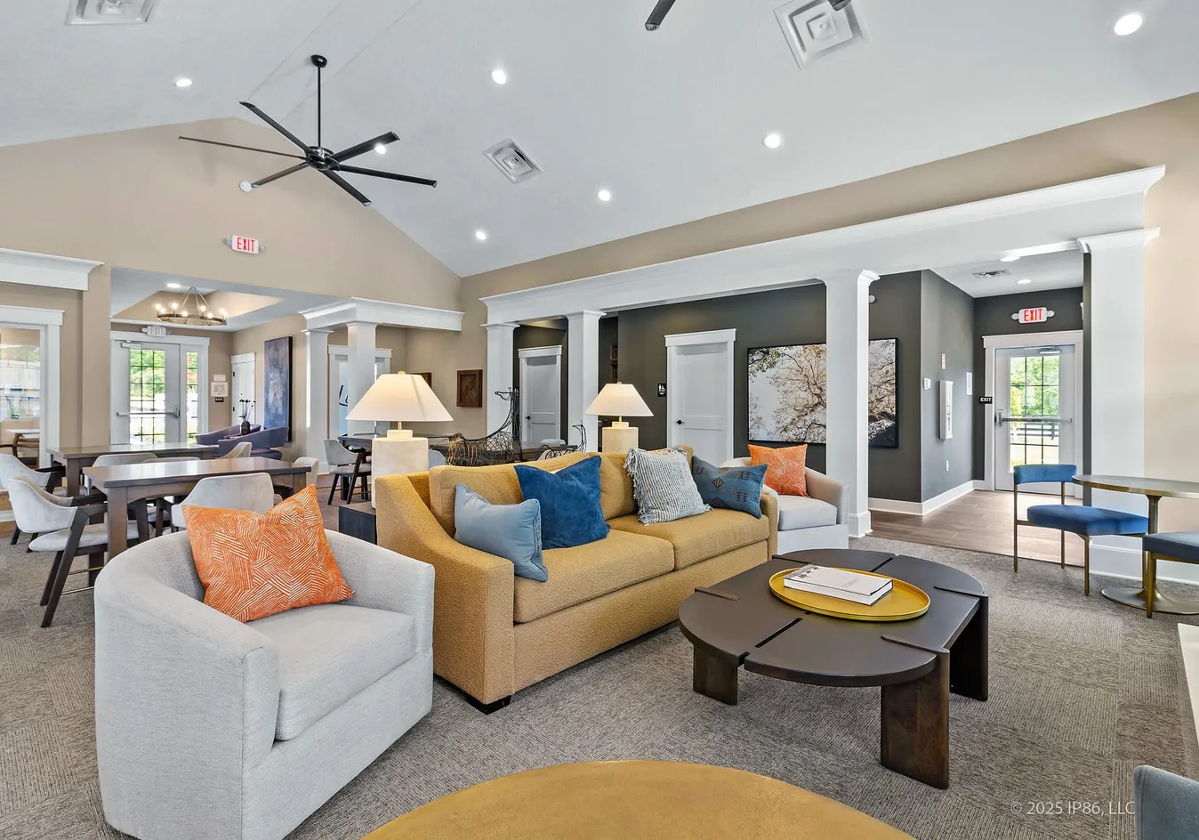 Clubhouse lounge