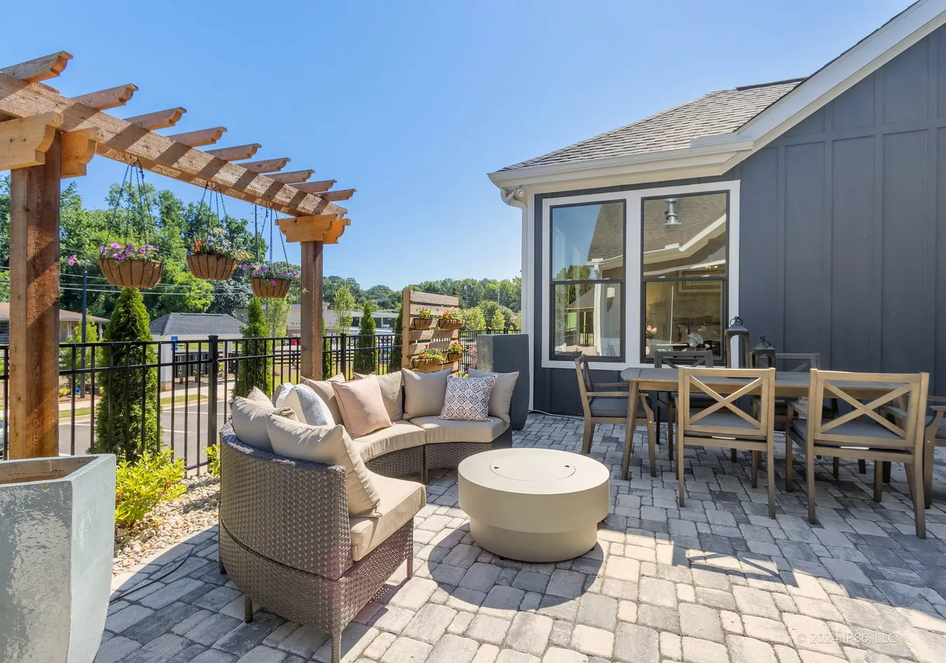Private patio