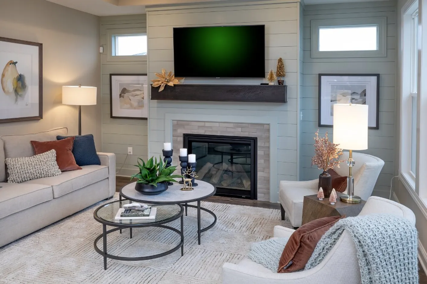 Fireplace living room
