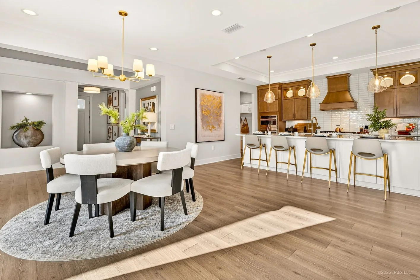 Kitchen and dining area