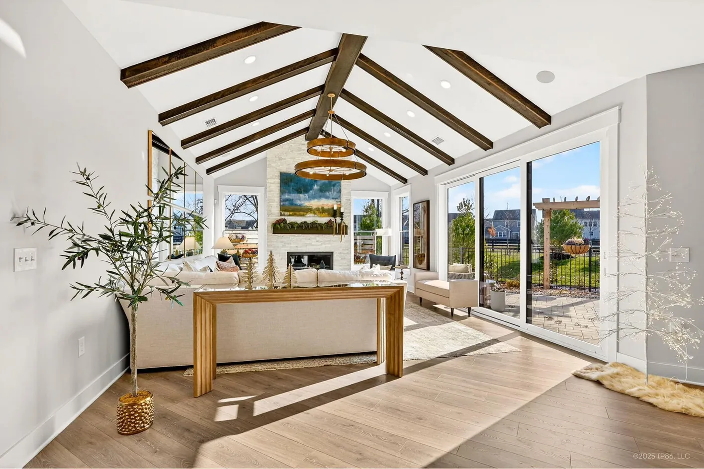 Open living room view
