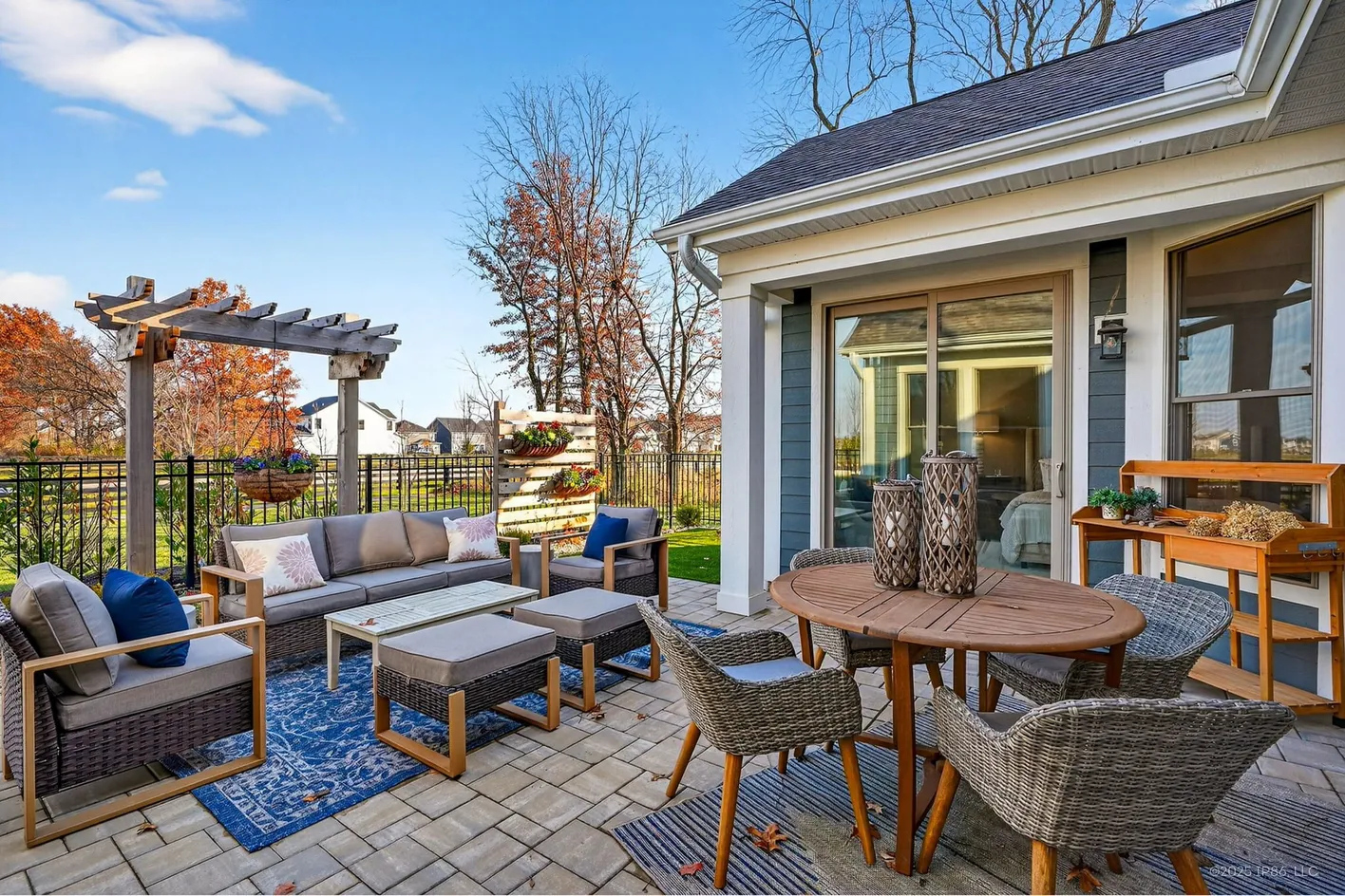 Courtyard patio