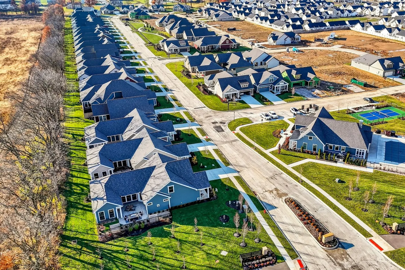 Aerial community view