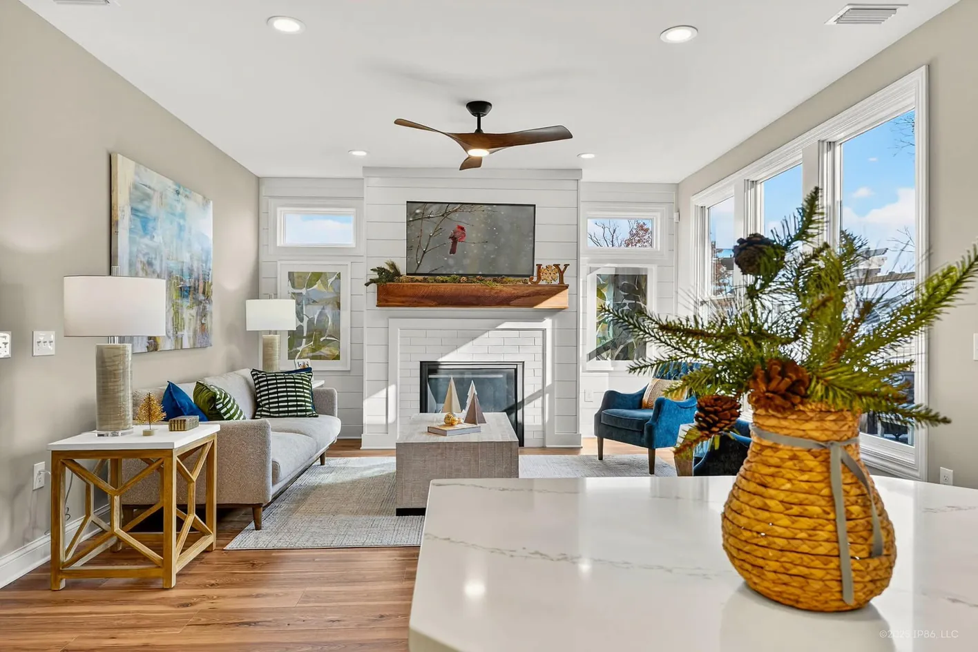 Open living room