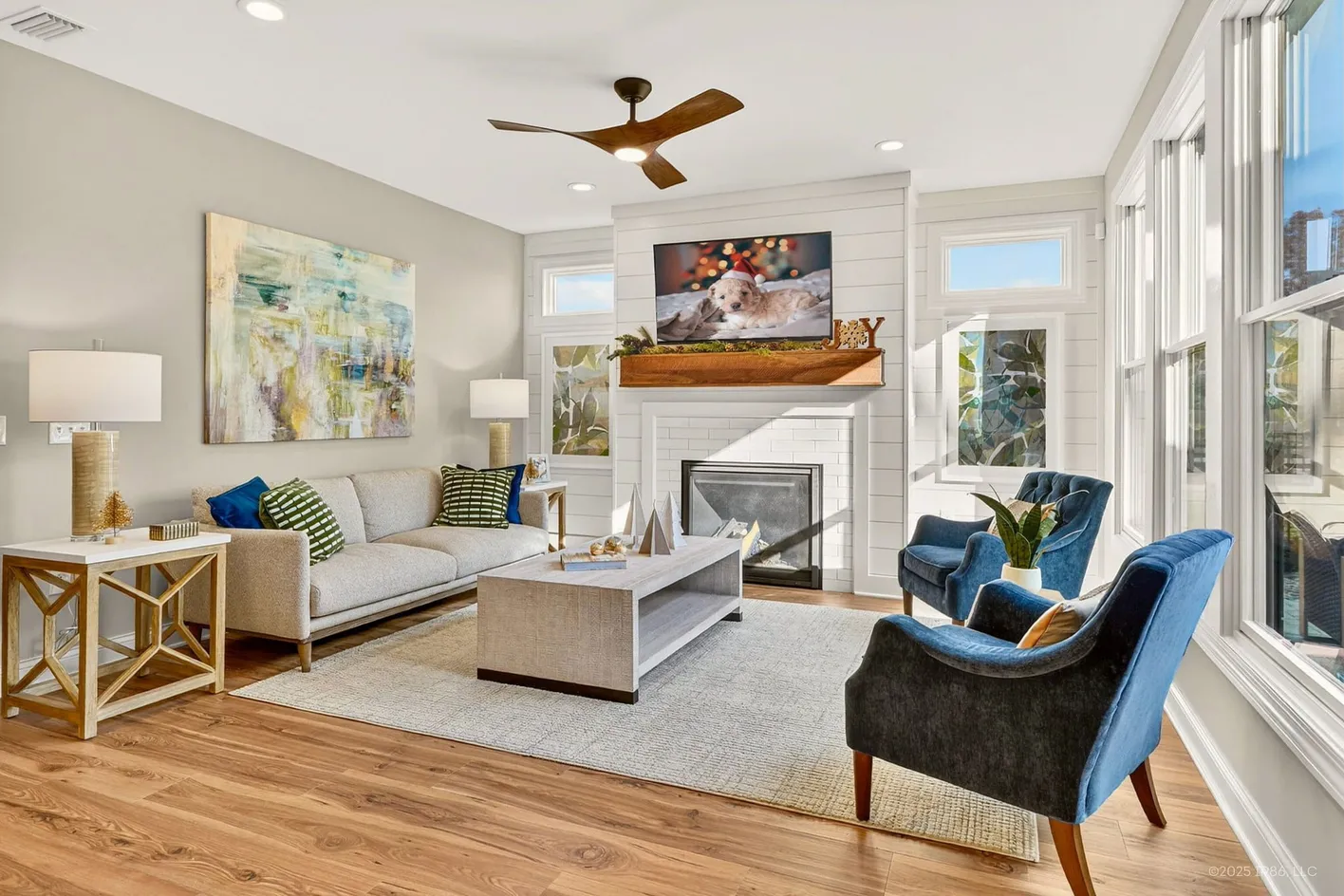 Bright living room