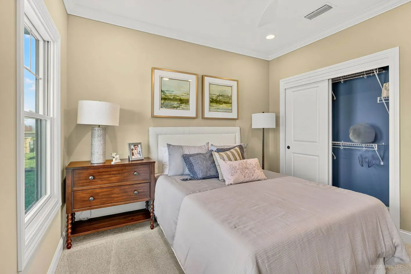 Bedroom with sitting area
