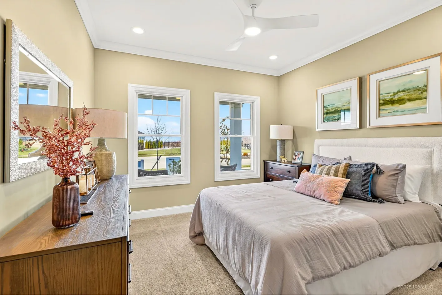 Bedroom with dresser