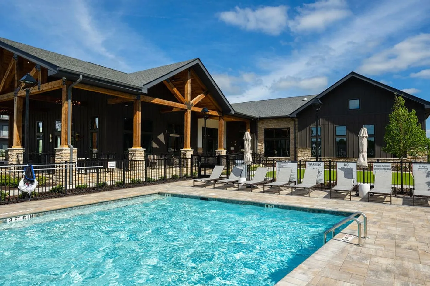 Pool and sundeck seating