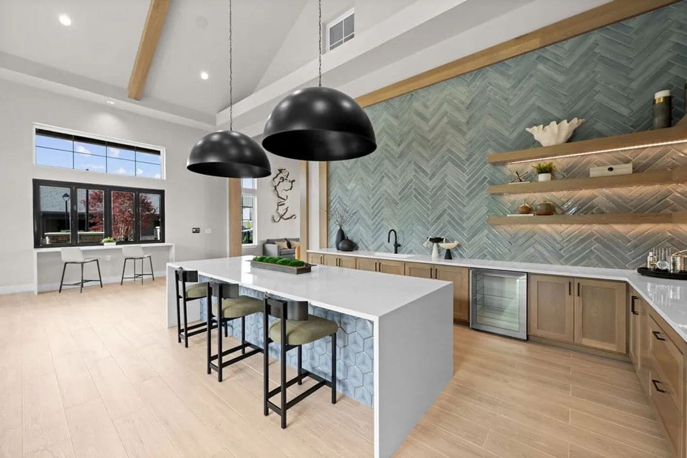 Entertainment kitchen and bar