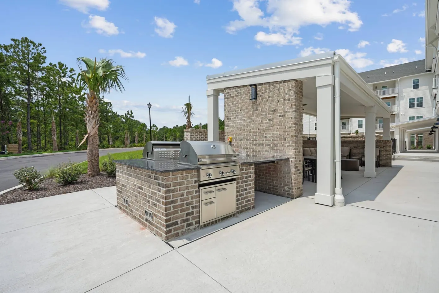 Outdoor Grill Station