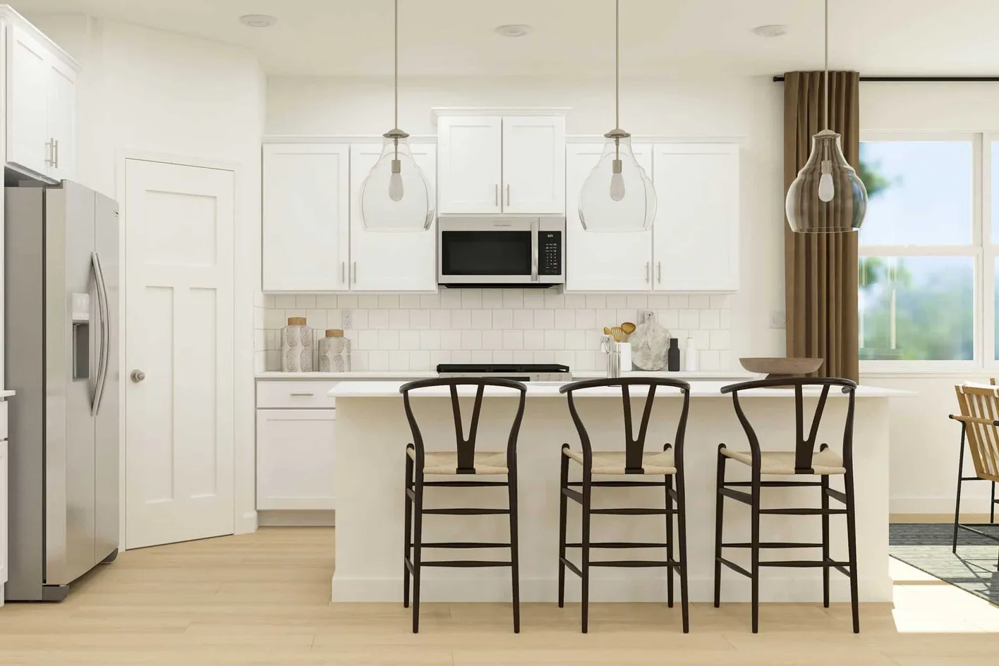 Kitchen Island View