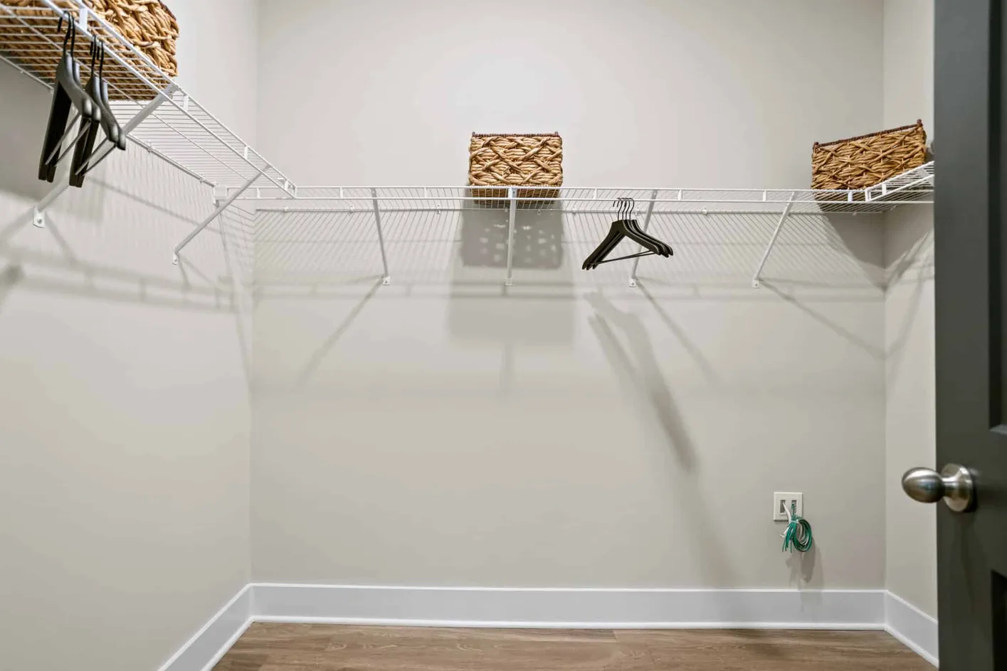 Walk-in Closet with Hanging Storage Racks