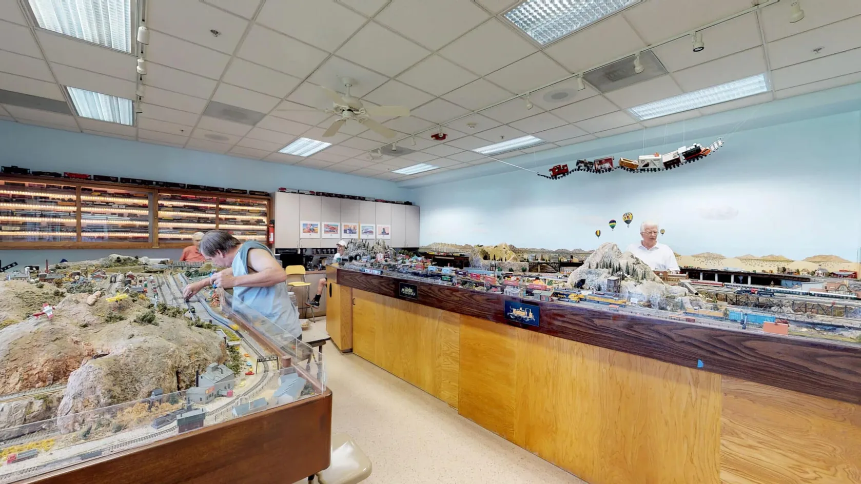 Model Train Room