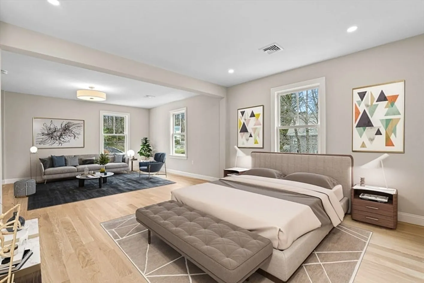 Bedroom & Living
