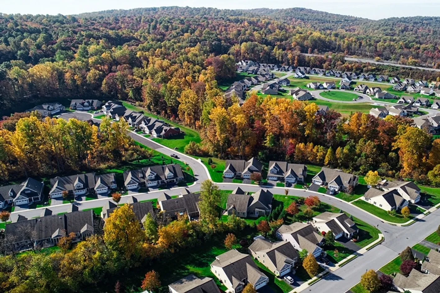 Drone Shot of Community