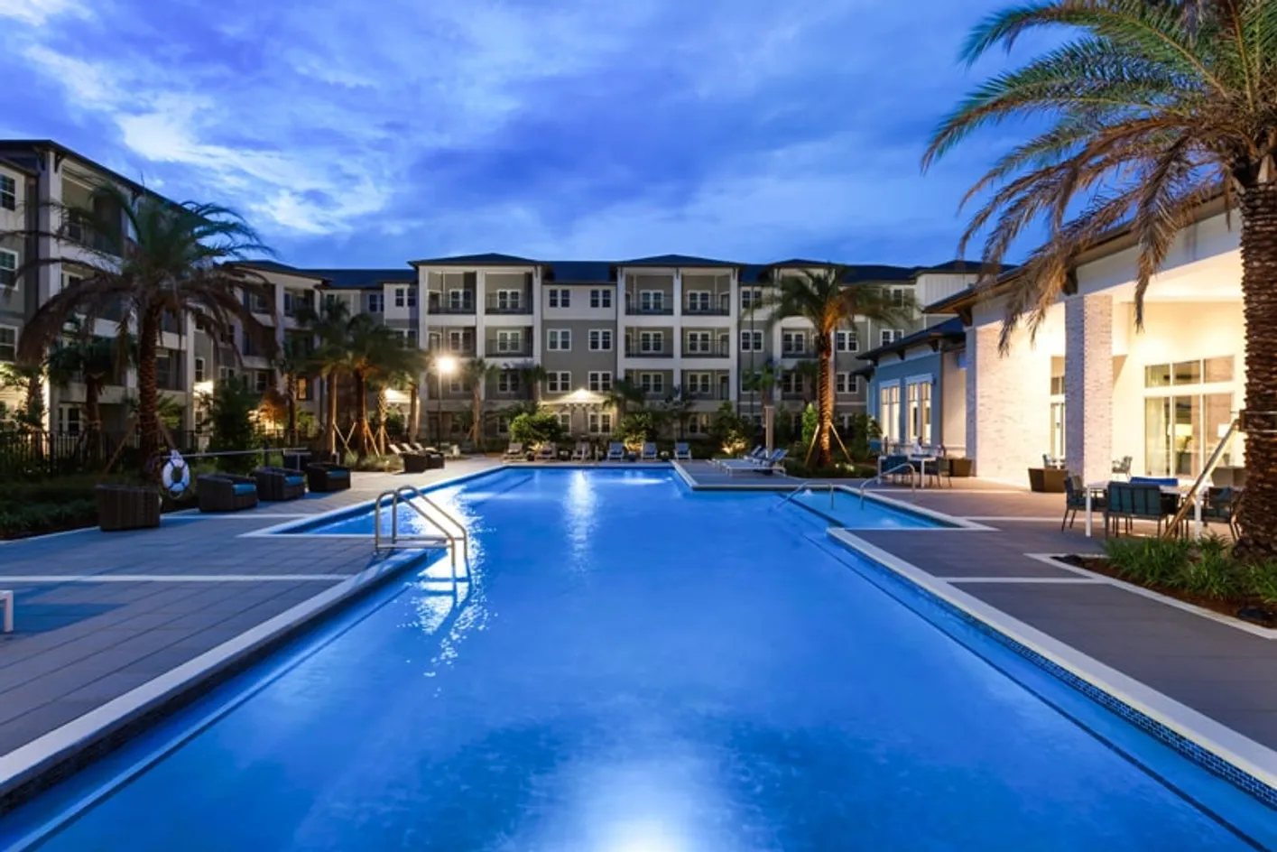 Pool at Night