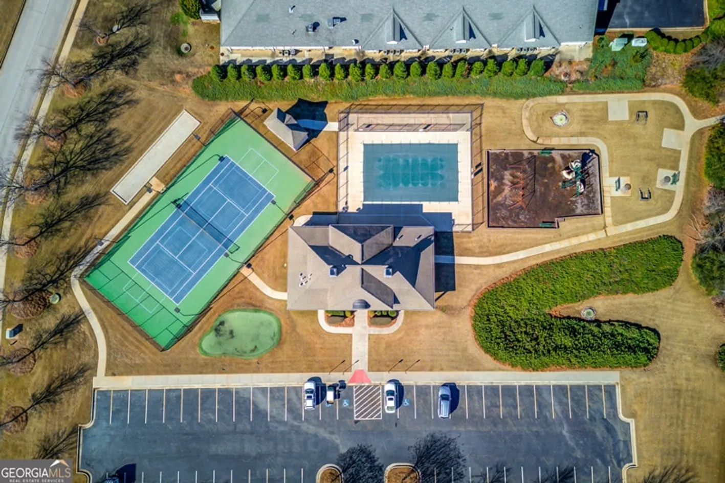 Aerial View of Community