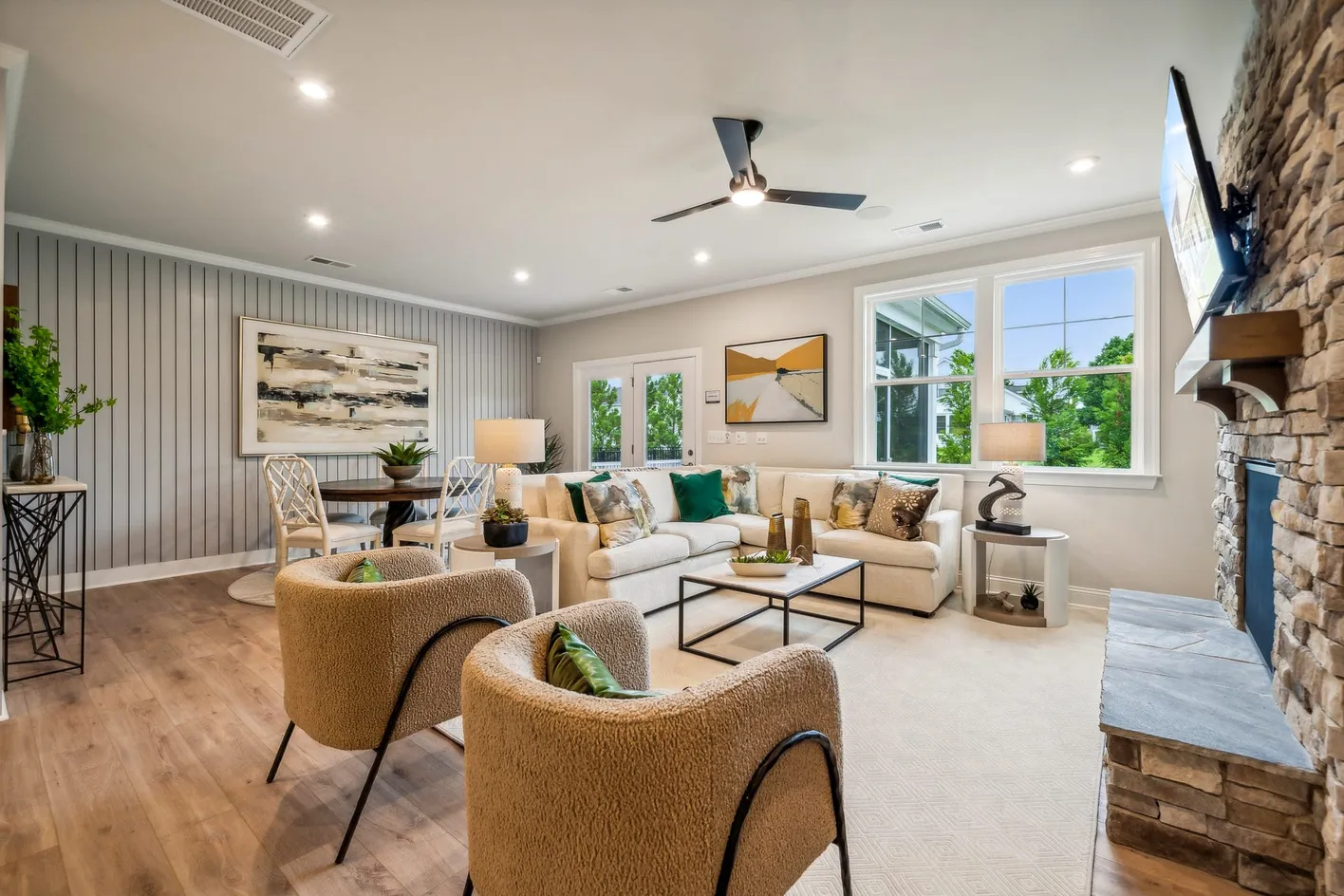 Model Living Area