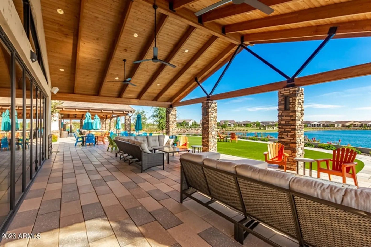 Clubhouse patio
