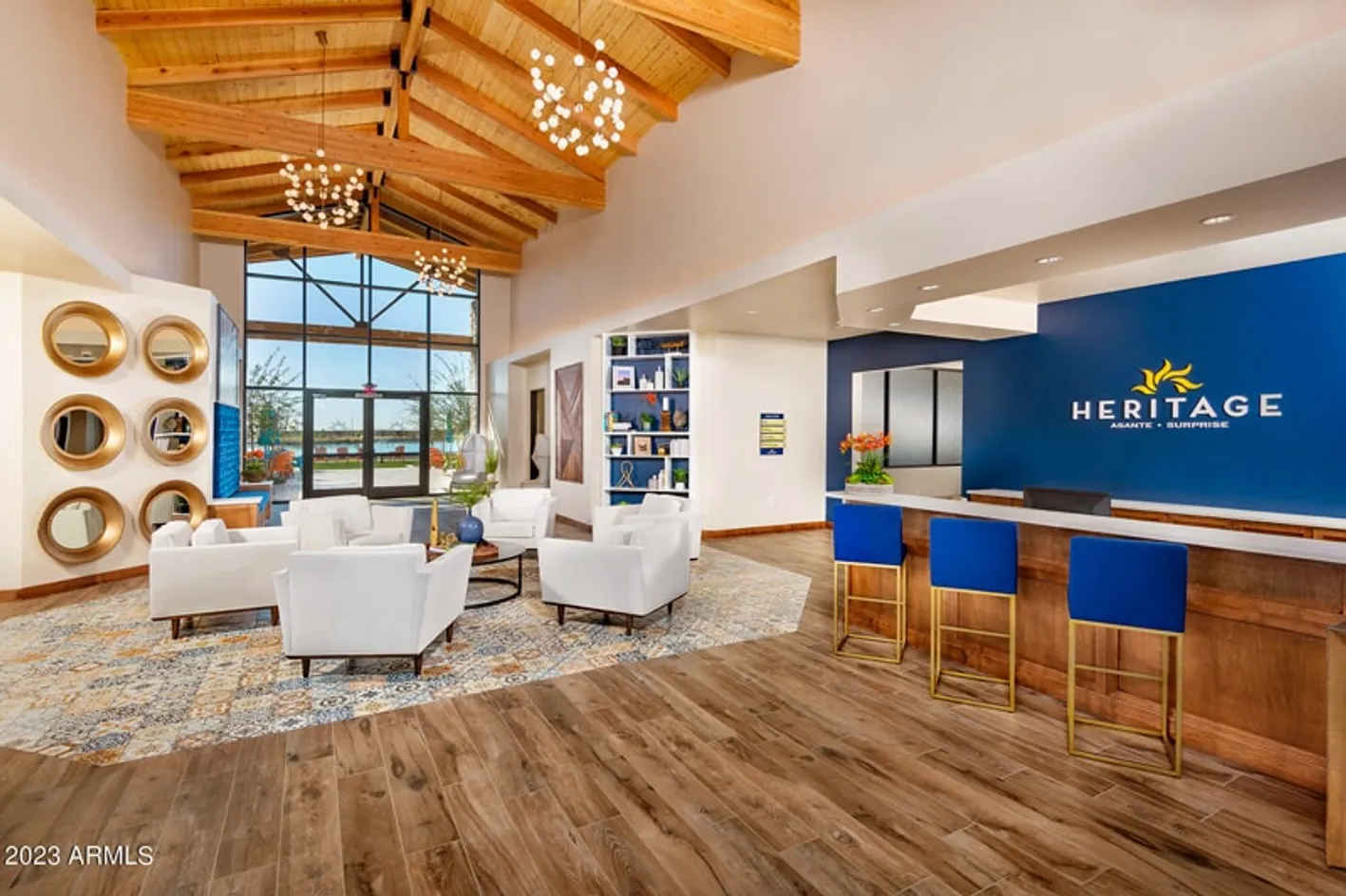 Clubhouse lobby
