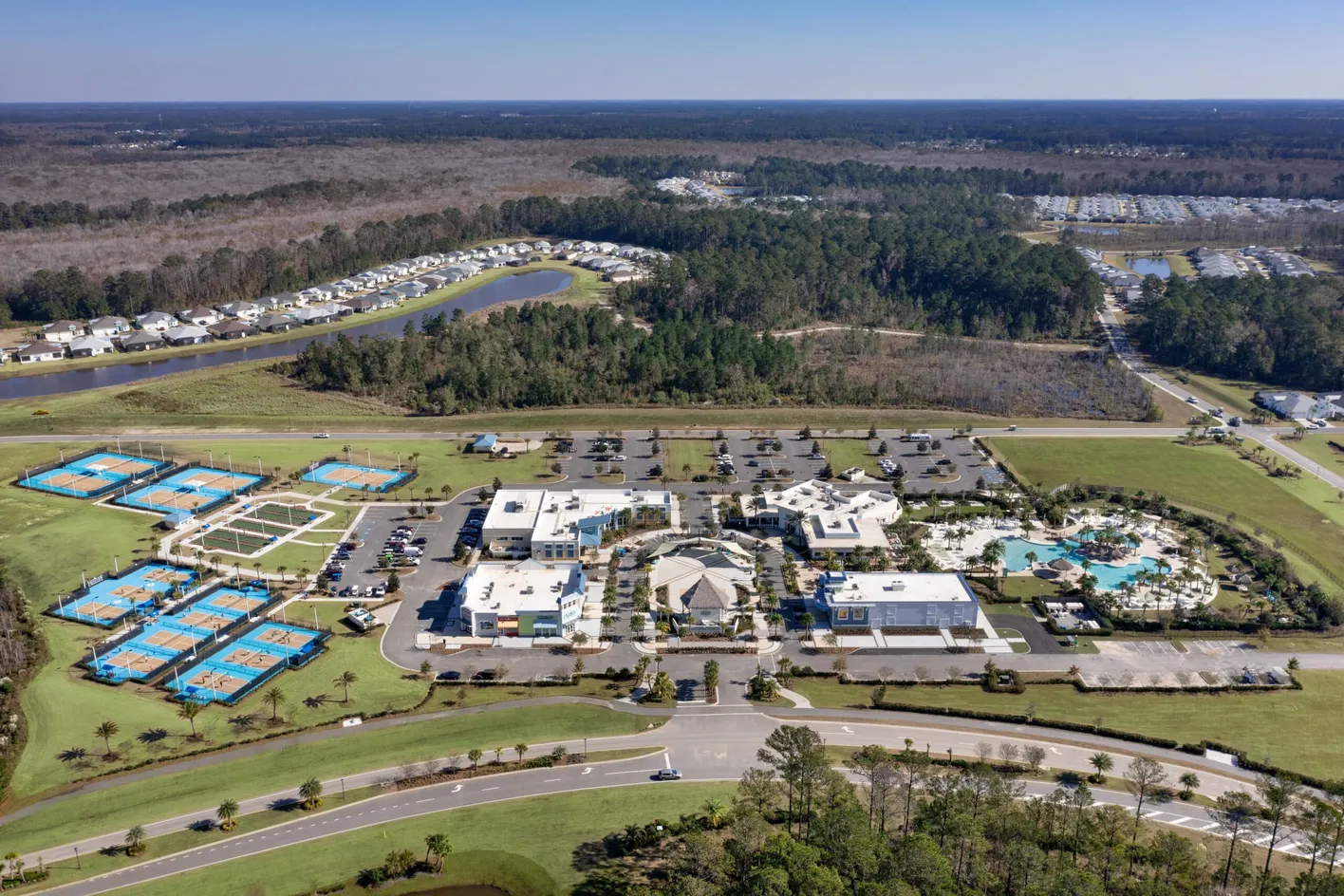 Drone Shot of Community