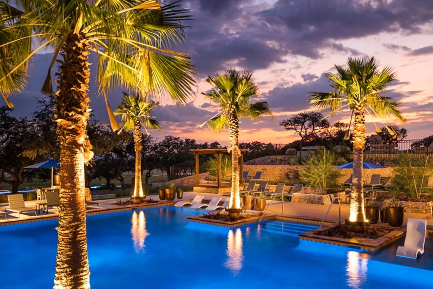 Pool at Night