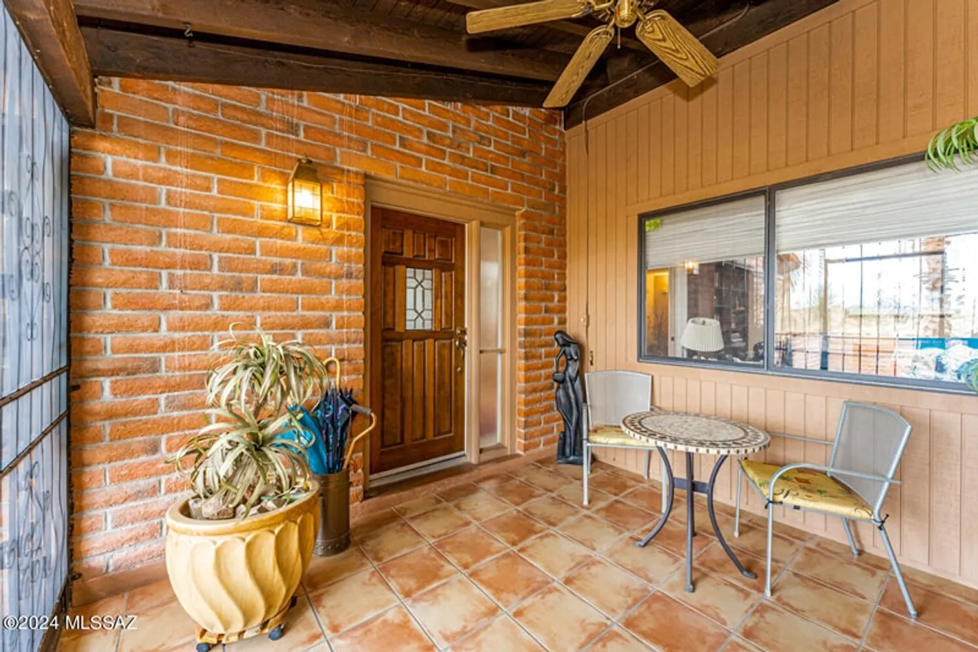 Covered patio