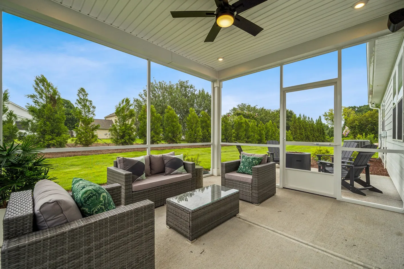 Model Patio Area