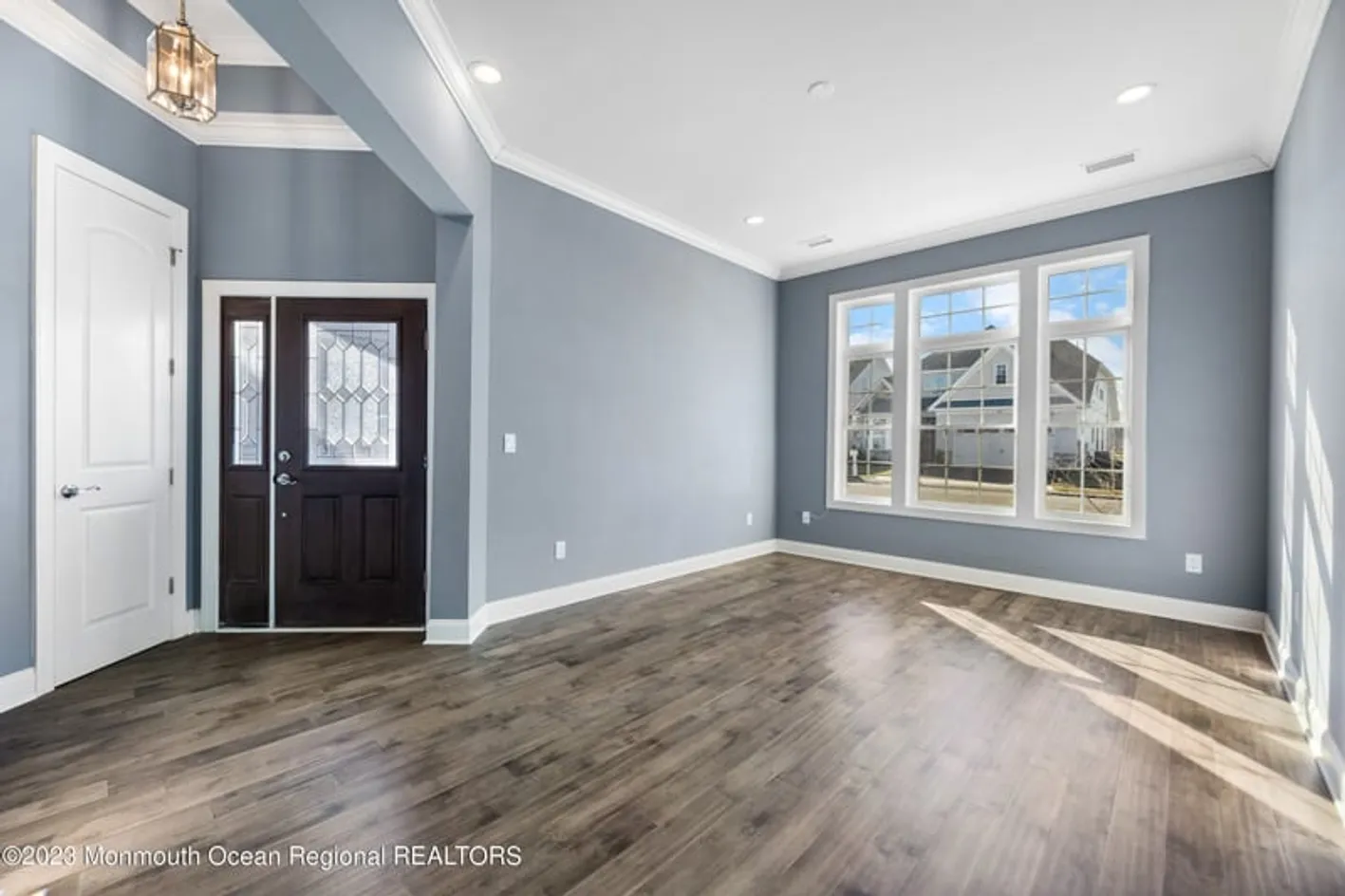 Entrance and Living Room