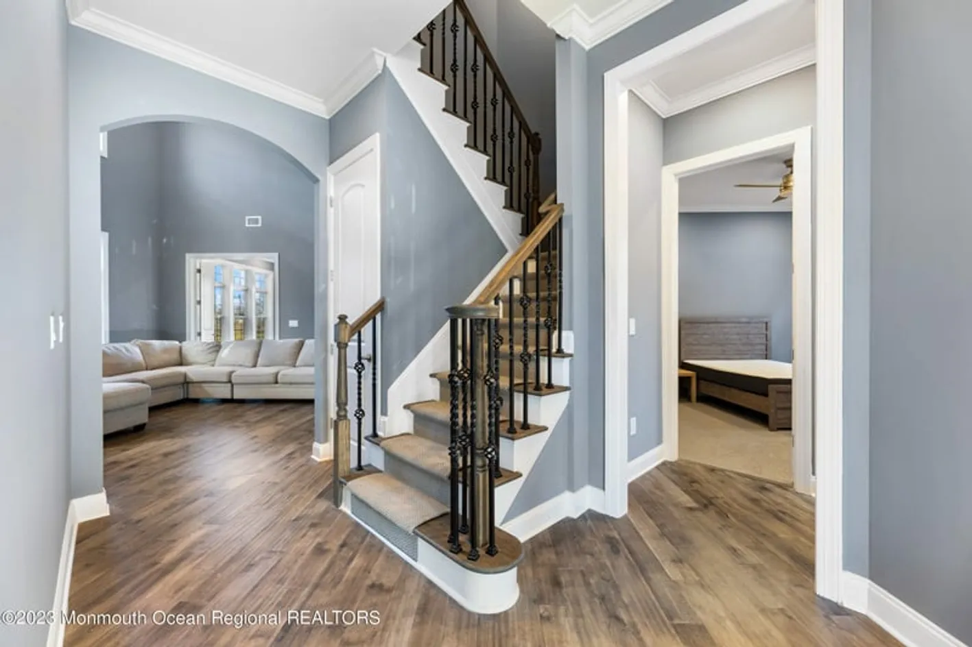 Living Room and Stairs