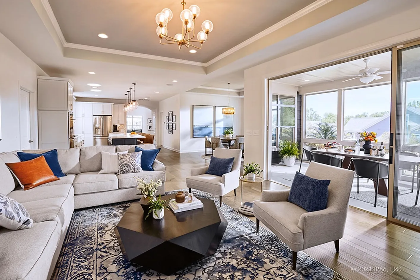 Model Living Area