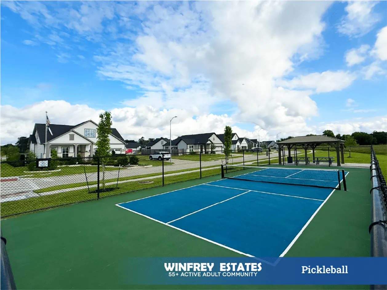 Community pickleball court