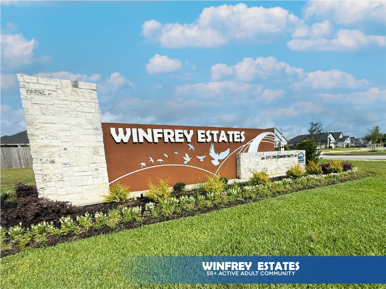 Winfrey Estates entrance sign