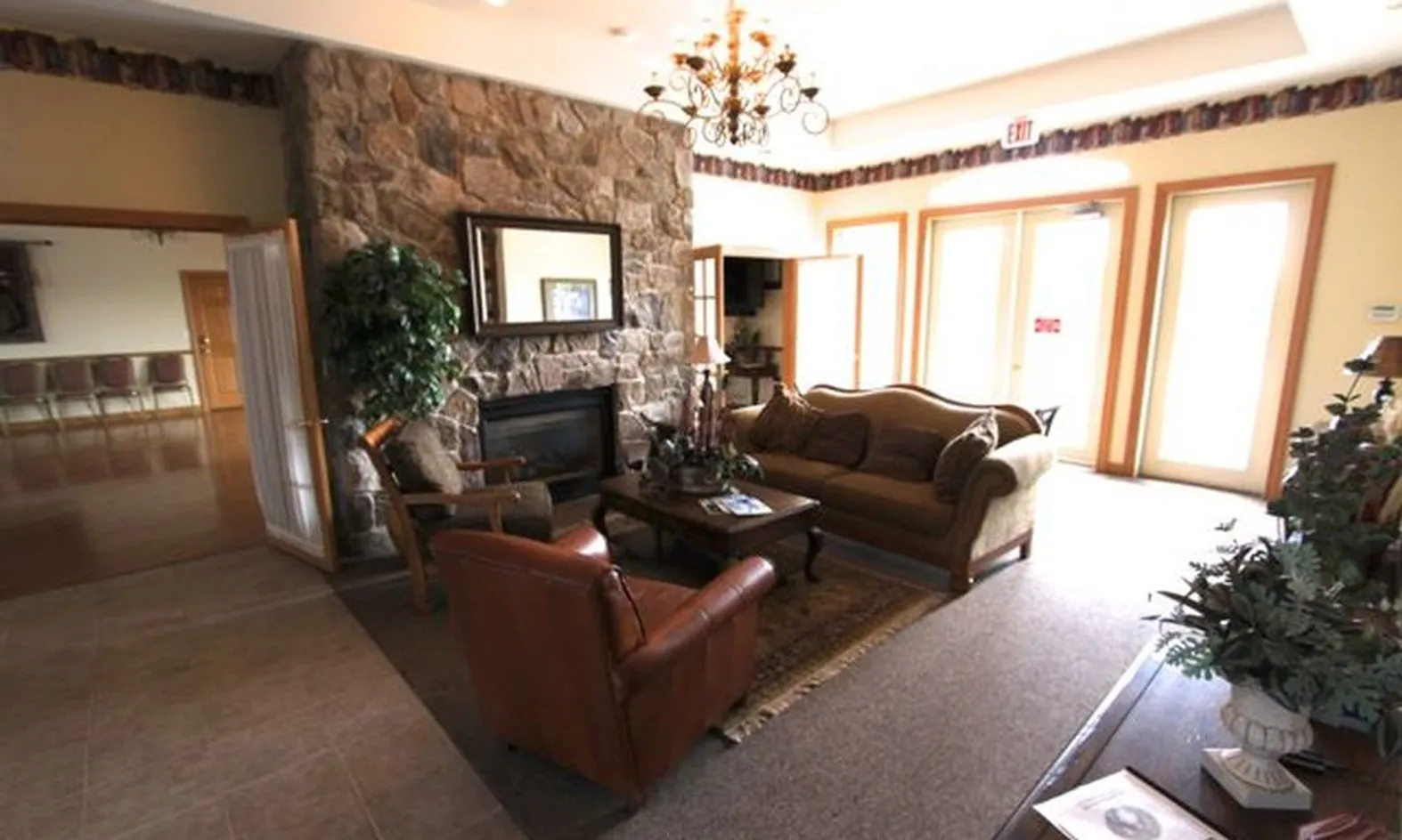 Inviting Clubhouse Lounge