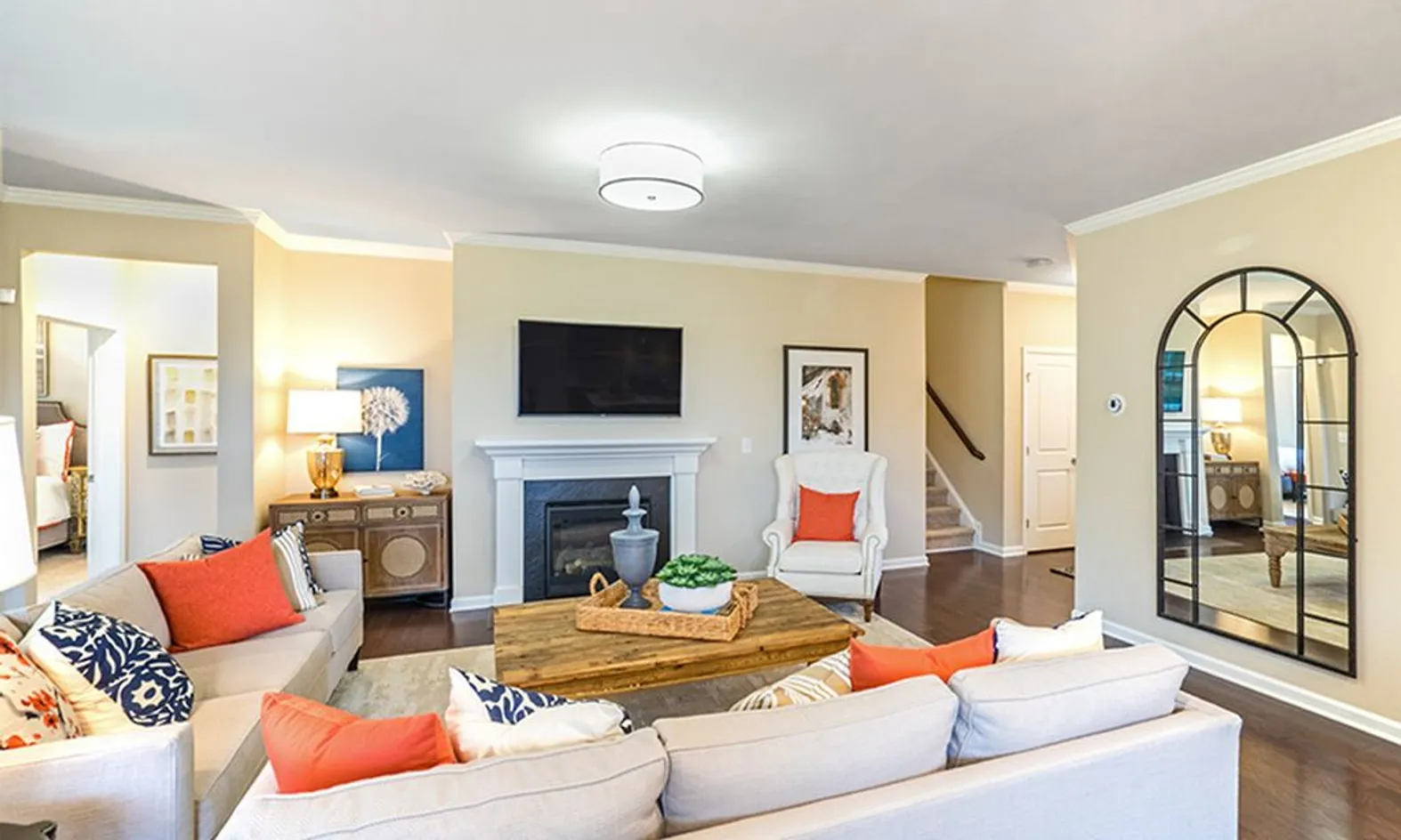 Living Rooms with Fireplaces