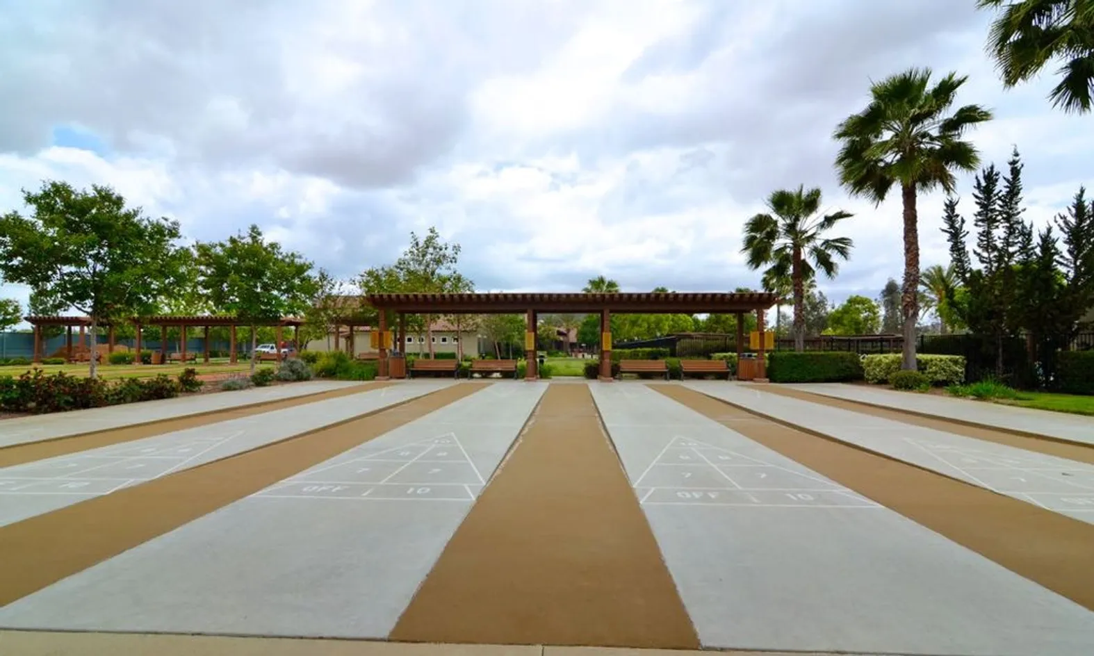3 Shuffleboard Courts