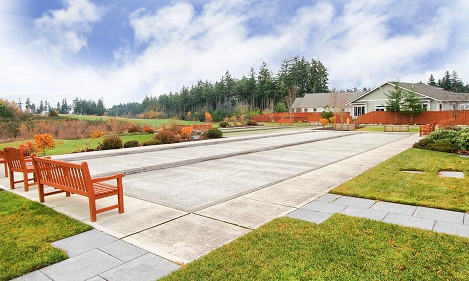 2 Bocce Ball Courts