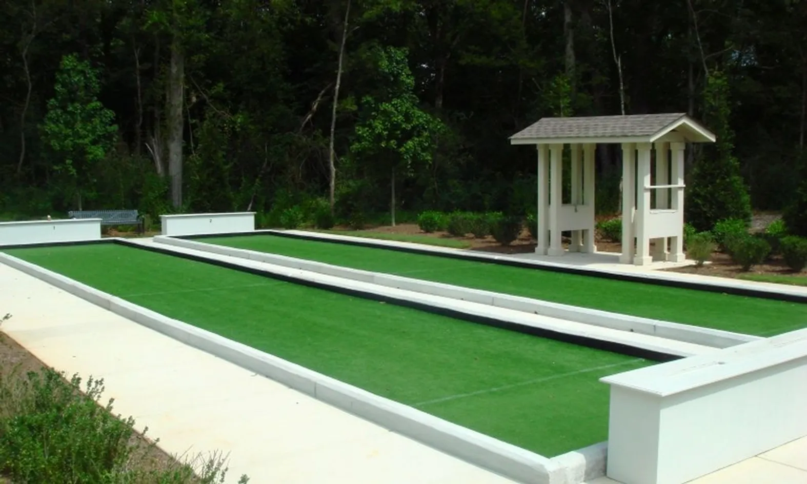4 Bocce Ball Courts