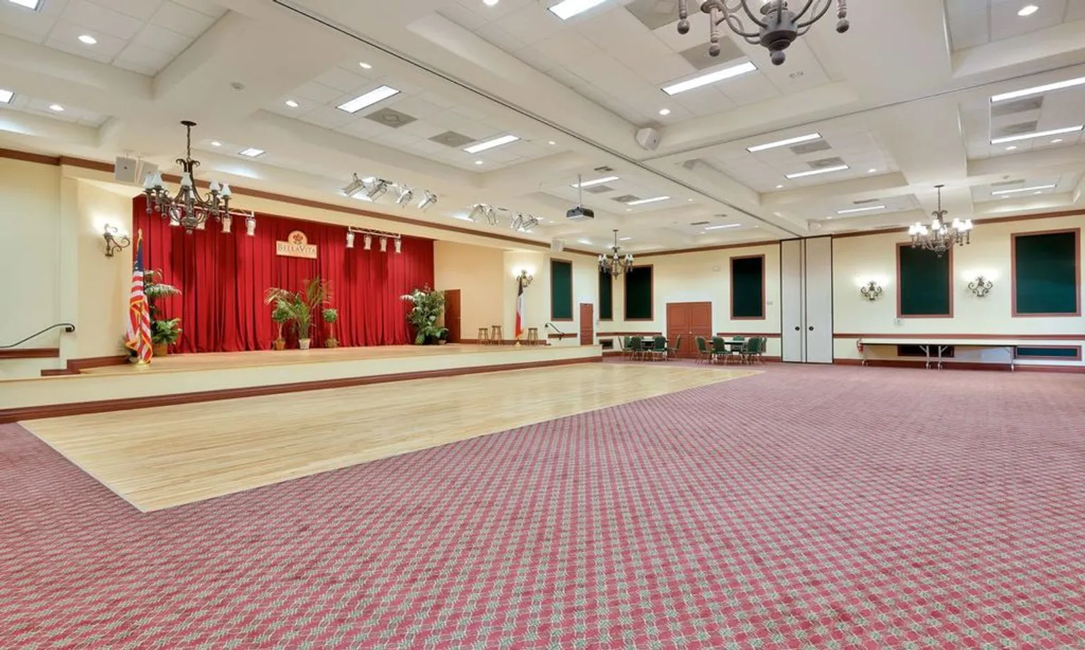 Ballroom with a Stage