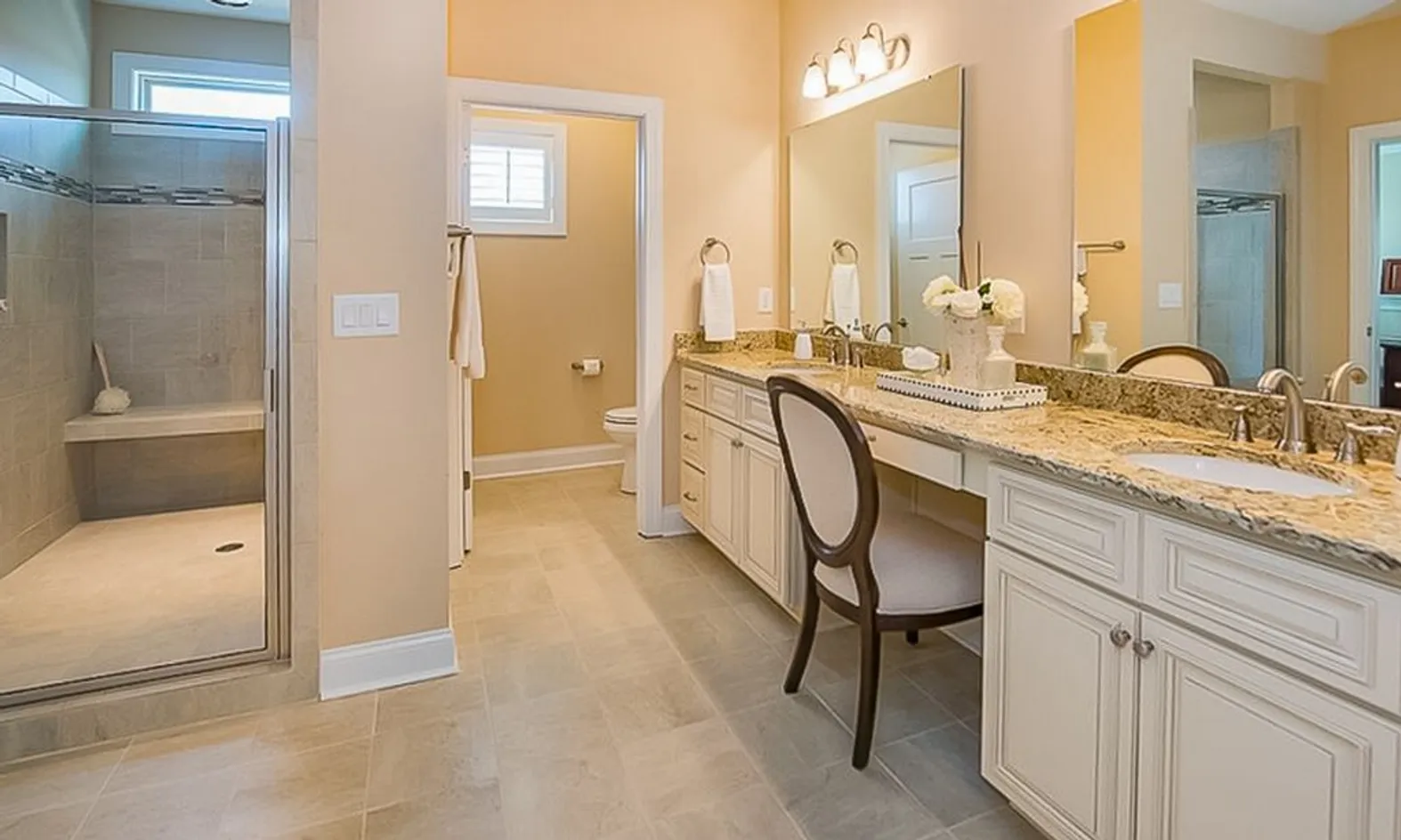 Spacious Bathrooms