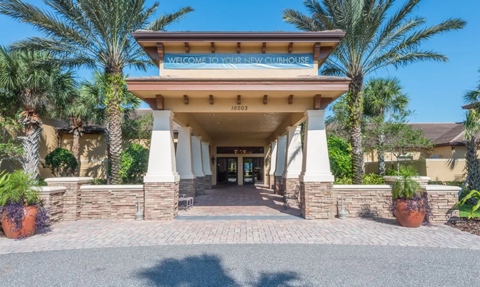 Landscaped Entrance