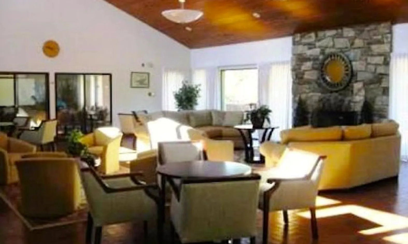 Lounge with Fireplace