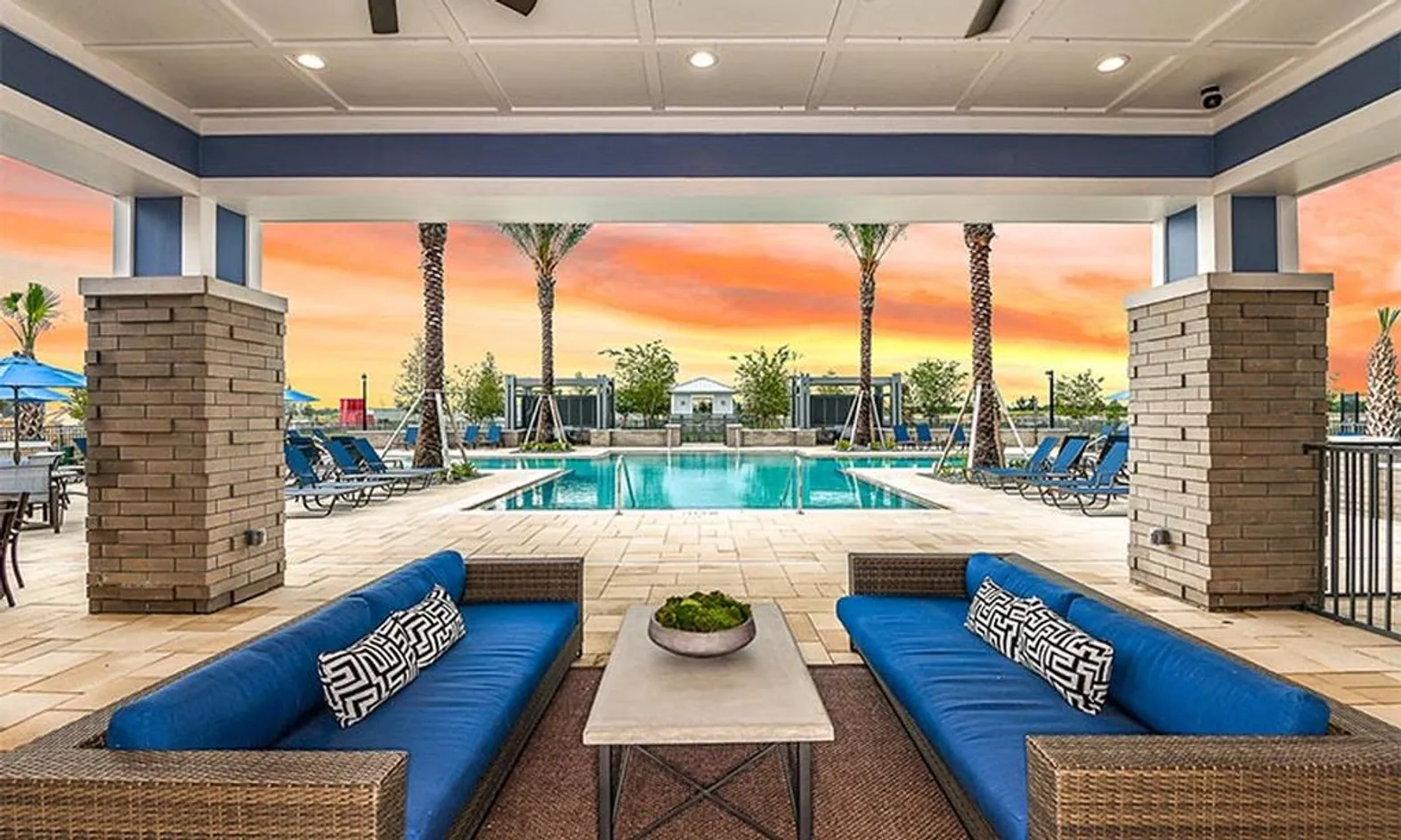 Outdoor Covered Lounge