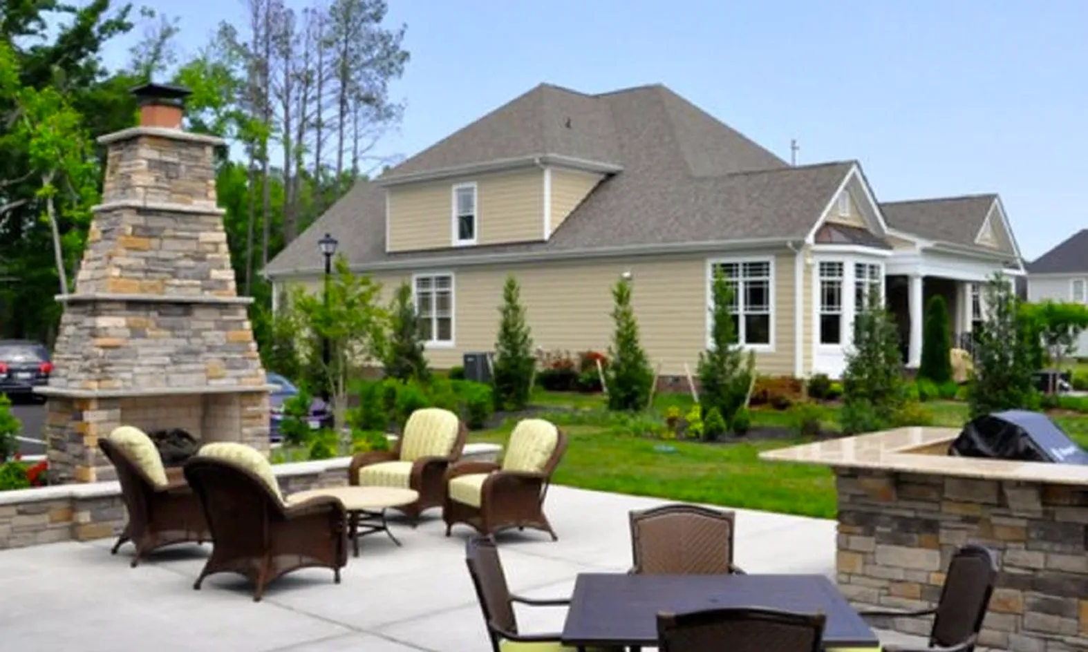 Outdoor Fireplace
